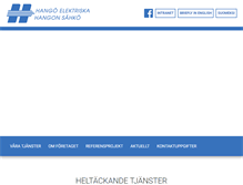 Tablet Screenshot of hangonsahko.fi